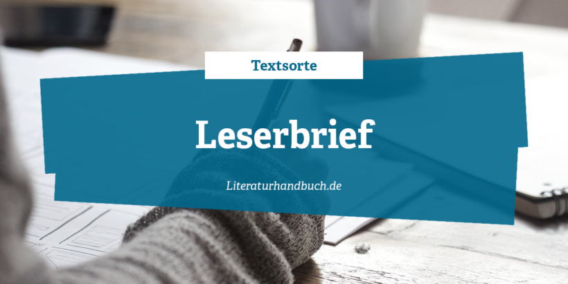 Textsorte - Leserbrief